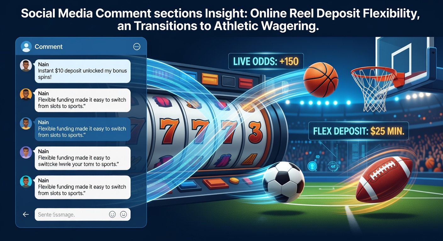 Darstellung von Kommentarbereichen und flexiblen Einzahlungsoptionen in mobilen Casino-Plattformen