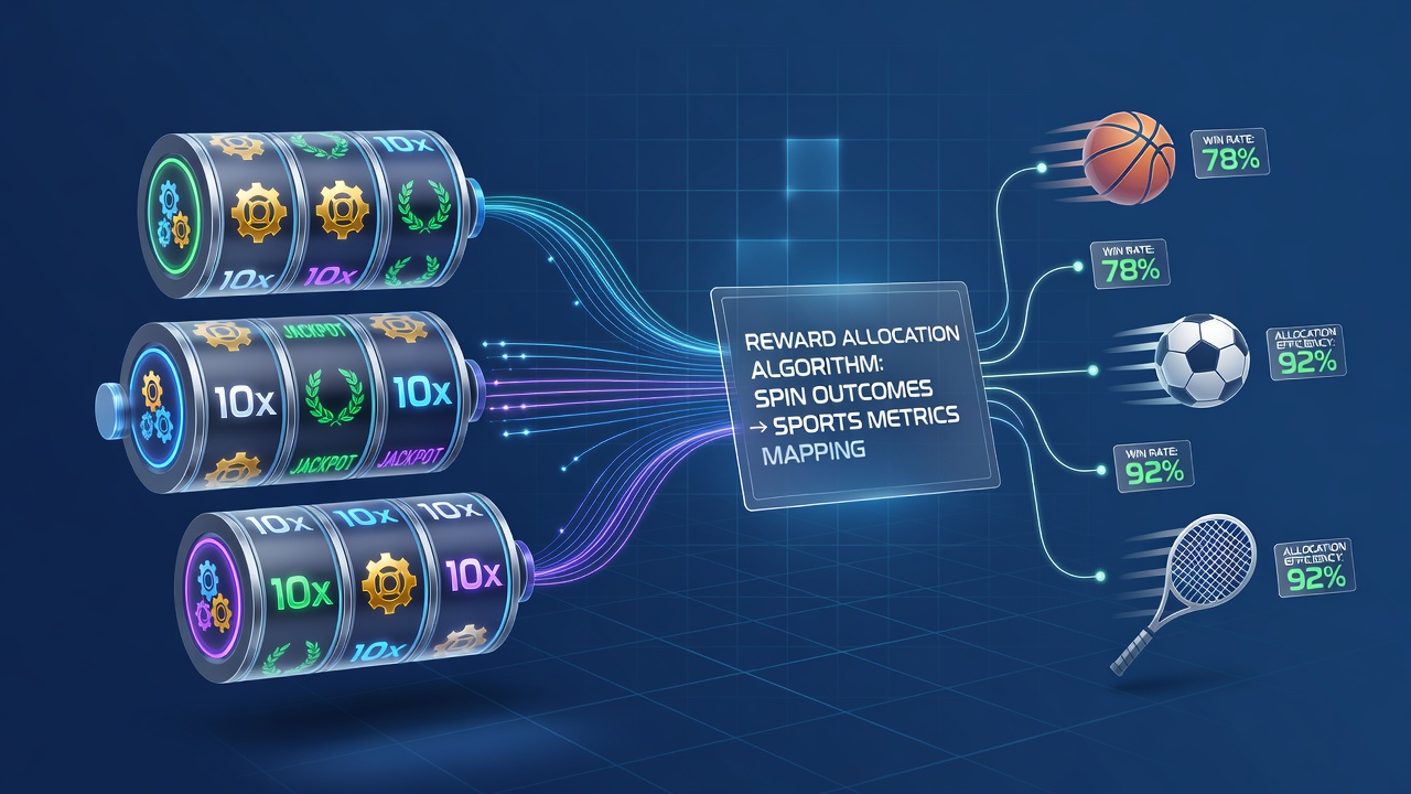 Illustration von Algorithmenmustern in mobilen Casino-Apps, die Walzenspiele mit Sportwetten verknüpfen